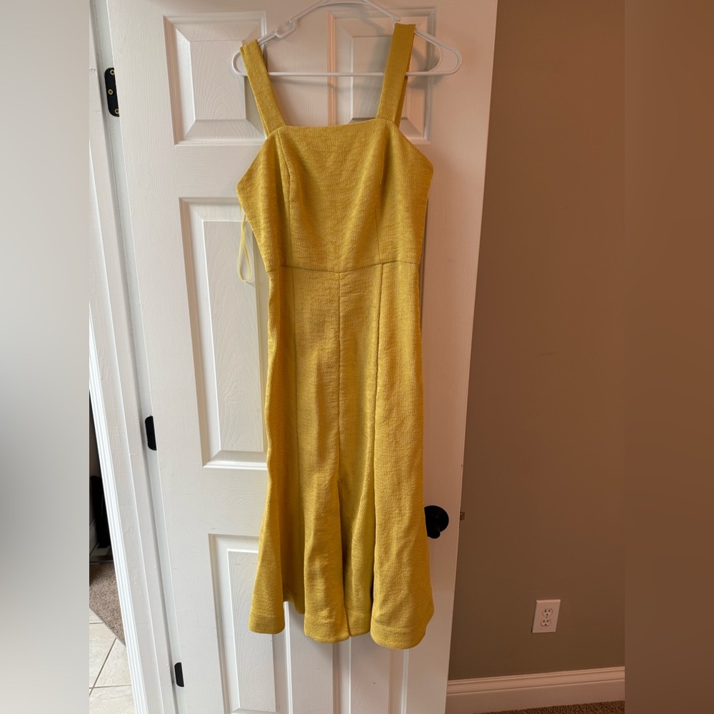 Yellow Sleeveless Dress